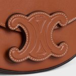 BESACE CUIR TRIOMPHE IN SMOOTH CALFSKIN TAN - Image 4